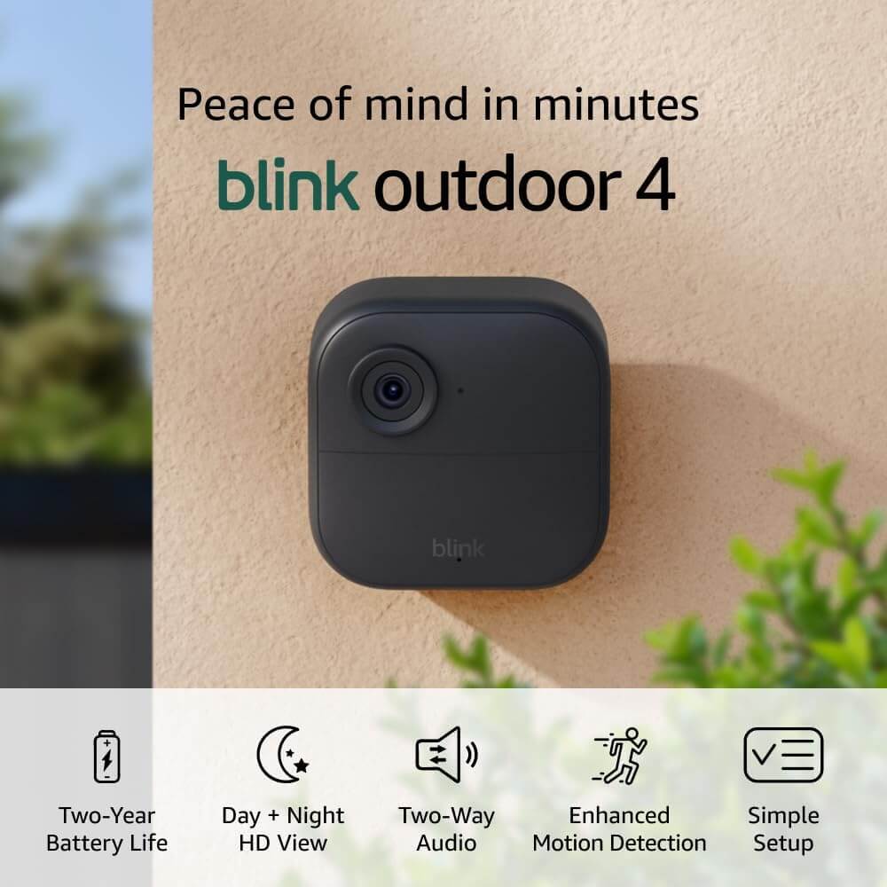 Blink outdoor 4 ( newest model) Wireless smart security camera